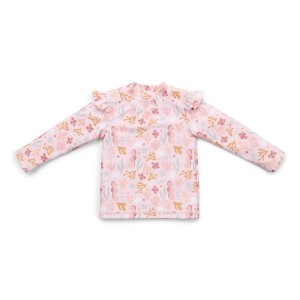 Koszulka do kąpieli z długim rękawem Ocean Dreams Pink 74/80, Little Dutch