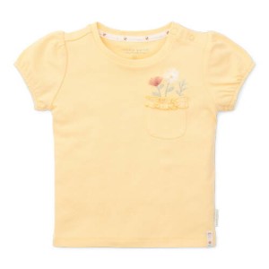 T-shirt z krótkim rękawem Honey Yellow - 92cm, Little Dutch