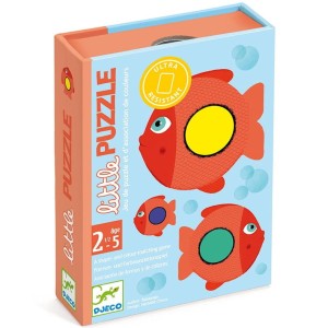 Gra karciana dla maluchów Puzzle Rybki, Djeco