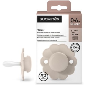 Smoczek silikonowy fizjologiczny SX Pro WONDER Mauve Chalk 0-6 m, Suavinex