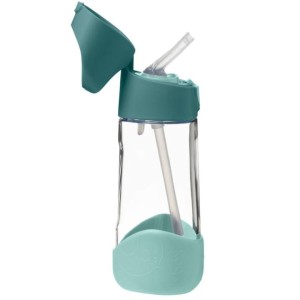 Butelka tritanowa ze słomką 450 ml Emerald Forest, B.box
