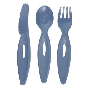 Plastikowe sztućce dla dzieci Dark blue, Canpol Babies