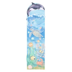 Naklejka na ścianę - Miarka Podwodny Świat, Pastelowe Love