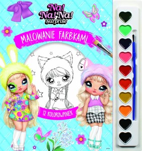 Kolorowanka - Malowanie farbkami Na! Na! Na! Surprise