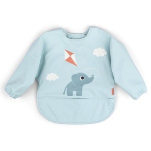 Śliniak z rękawkami Playground Blue 6m+, Done By Deer