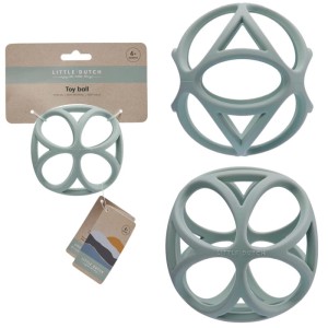 Gryzak - piłeczka silikonowa Blue, Little Dutch