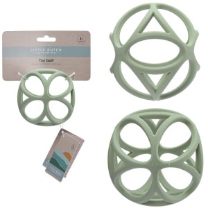 Gryzak - piłeczka silikonowa Green, Little Dutch