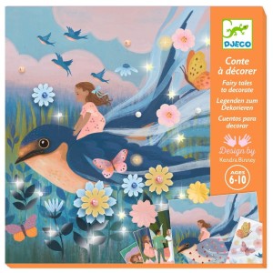 Zestaw artystyczny 4w1 Calineczka 6+, Djeco