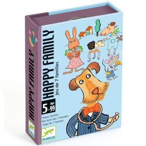 Gra karciana dla dzieci Rodziny - Happy Family 5+, Djeco