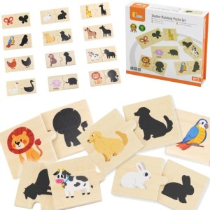 Drewniane puzzle Dopasuj Cienie, Viga