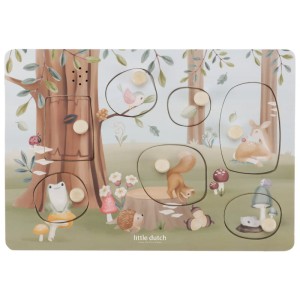 Puzzle dźwiękowe Forest Friends, Little Dutch