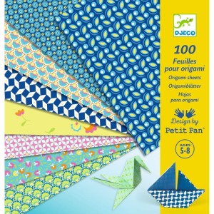 Ozdobne kartki - papier do origami 100 szt. NATSU, Djeco