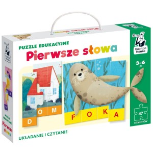 Puzzle edukacyjne Pierwsze słowa, Kapitan Nauka