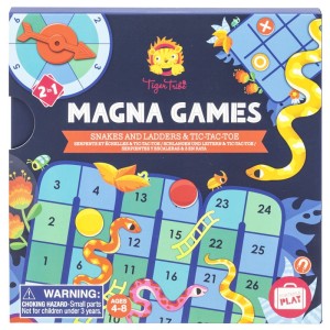 Magnetyczne gry - Węże i Drabiny / Kółko i Krzyżyk, Tiger Tribe