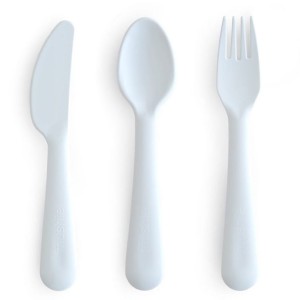Zestaw sztućców dziecięcych Powder Blue, Mushie