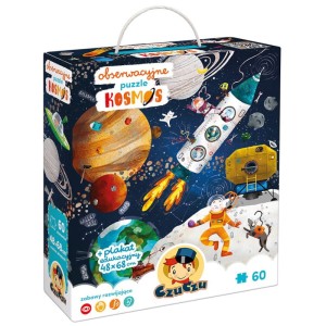 Puzzle obserwacyjne Kosmos 60 elementów, Czuczu
