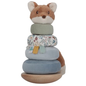 Miękka piramidka do układania Lisek Forest Friends, Little Dutch