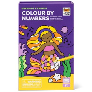 Zestaw artystyczny -  Kolorowanie po numerach Syrenki, Tiger Tribe