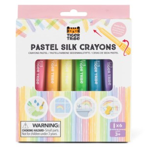 Miękkie wykręcane  kredki pastelowe Silk Crayons, Tiger Tribe