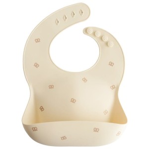 Śliniak silikonowy Pretzel, Mushie