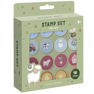 Zestaw pieczątek stempelków Little Farm, Little Dutch