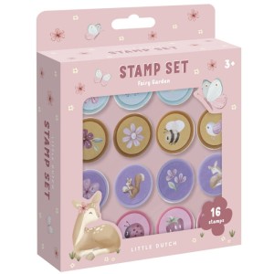 Zestaw pieczątek stempelków Fairy Garden, Little Dutch