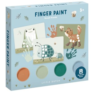Zestaw do malowania palcami Forest Friends, Little Dutch