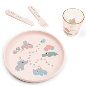 Zestaw obiadowy Foodie Celebration Pink, Done By Deer