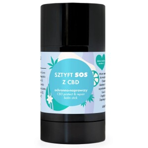 Ochronno-naprawczy sztyft SOS z CBD do twarzy i ciała, Lullalove