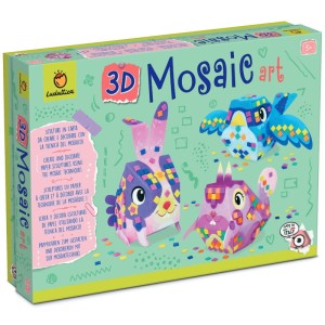 Zestaw kreatywny ZWIERZĘTA 3D sztuka zdobienia mozaiką, Ludattica