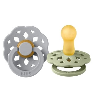 Smoczek kauczukowy BOHEME M 2-pack SAGE & CLOUD, Bibs