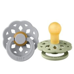 Smoczek kauczukowy BOHEME S 2-pack SAGE & CLOUD, Bibs