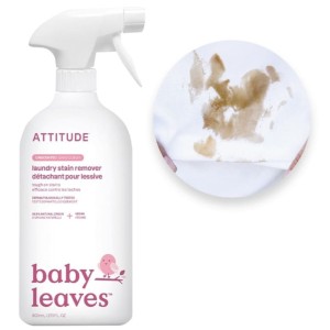 Odplamiacz do ubranek dziecięcych w spray'u, bezzapachowy 800 ml, Attitude BABY LEAVES™