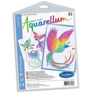 Plansze zapasowe Aquarellum Junior - Rajskie Ptaki, SentoSphere