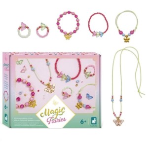 Zestaw kreatywny do tworzenia biżuterii z motylami Wróżki Magic Fairies 6+, Janod