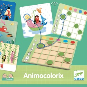 Gra edukacyjna Eduludo Animo Colorix - nauka kolorów, Djeco