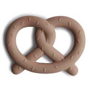 Silikonowy gryzak precel Pretzel Natural, Mushie
