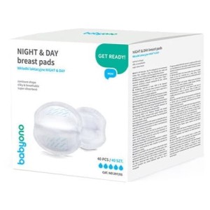 Wkładki laktacyjne Day & Night 40 sztuk, Babyono