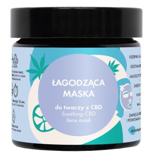 Łagodząca maska do twarzy z CBD, Lullalove
