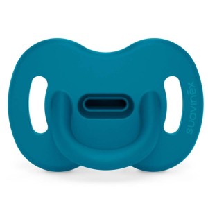 Smoczek silikonowy fizjologiczny SX Pro Colour Essence ciemnoniebieski 0-6m, Suavinex