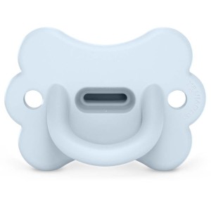 Smoczek silikonowy fizjologiczny SX Pro Colour Essence MOTYLEK jasnoniebieski 0-6m, Suavinex