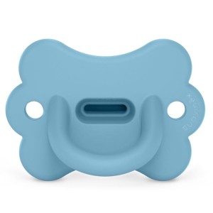 Smoczek silikonowy fizjologiczny SX Pro Colour Essence MOTYLEK niebieski 6-18m, Suavinex