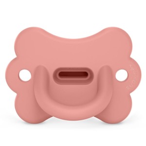 Smoczek silikonowy fizjologiczny SX Pro Colour Essence MOTYLEK ciemniejszy różowy 6-18m, Suavinex