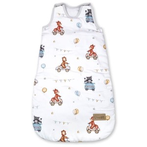 Śpiworek niemowlęcy do spania M 1,5 TOG Autka, Albero Mio