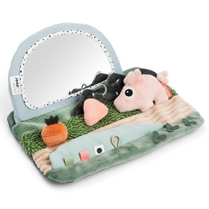 Lusterko Sensoryczne do zabawy na brzuszku Tiny Farm, Done By Deer