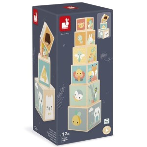 Piramida drewniana Pure 12 m+, Janod