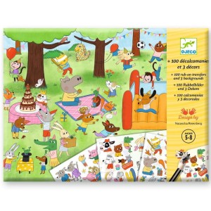 Zestaw kalkomanii Impreza i Zwierzątka, Djeco