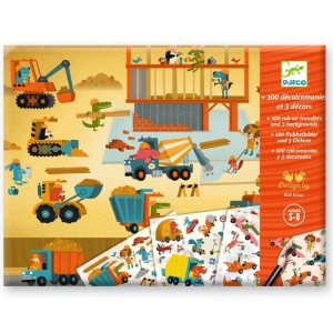 Zestaw kalkomanii Pojazdy, Djeco