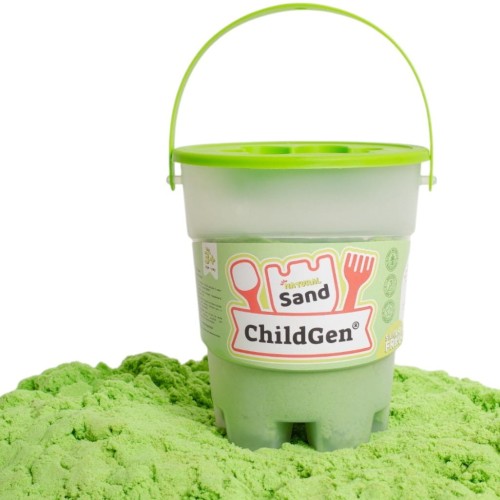 ChildGen-Piasek-kinetyczny-z-foremka-100-naturalny-500g-kolor-ZIELONY-2.jpg