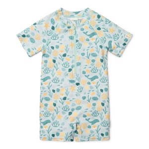 Little Dutch Swimsuit kostium z krótkim rękawem Seashells - 98/104